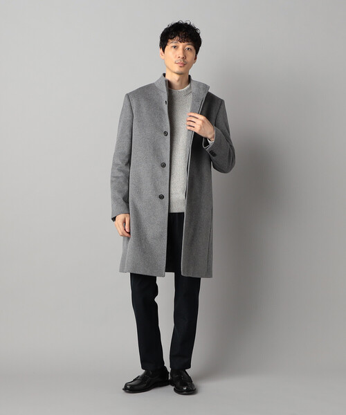 COMME CA MEN（コムサメン）の「メランジ クルーネックニット（ニット/セーター・メンズ・ブラック/ネイビー/ライトグレー・M/L）」の4枚目の写真