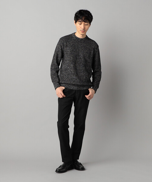 COMME CA MEN（コムサメン）の「メランジ クルーネックニット（ニット/セーター・メンズ・ブラック/ネイビー/ライトグレー・M/L）」の11枚目の写真