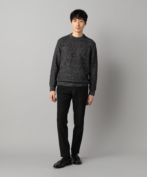 COMME CA MEN（コムサメン）の「メランジ クルーネックニット（ニット/セーター・メンズ・ブラック/ネイビー/ライトグレー・M/L）」の12枚目の写真
