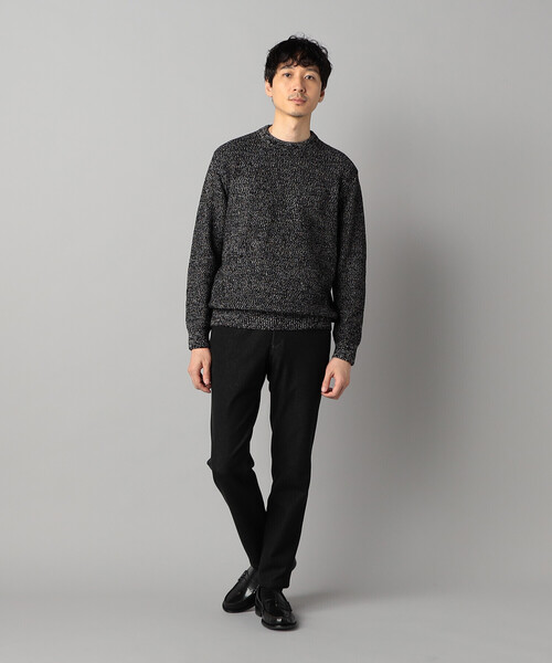 COMME CA MEN（コムサメン）の「メランジ クルーネックニット（ニット/セーター・メンズ・ブラック/ネイビー/ライトグレー・M/L）」の13枚目の写真