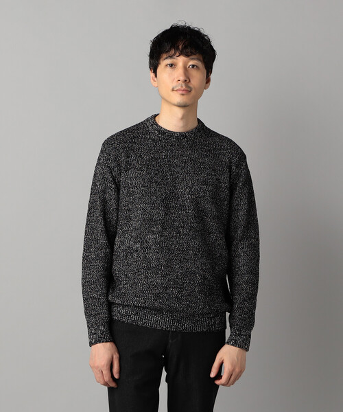 COMME CA MEN（コムサメン）の「メランジ クルーネックニット（ニット/セーター・メンズ・ブラック/ネイビー/ライトグレー・M/L）」の15枚目の写真
