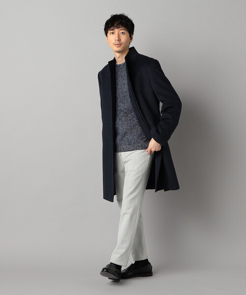 COMME CA MEN（コムサメン）の「メランジ クルーネックニット（ニット/セーター・メンズ・ブラック/ネイビー/ライトグレー・M/L）」の16枚目の写真