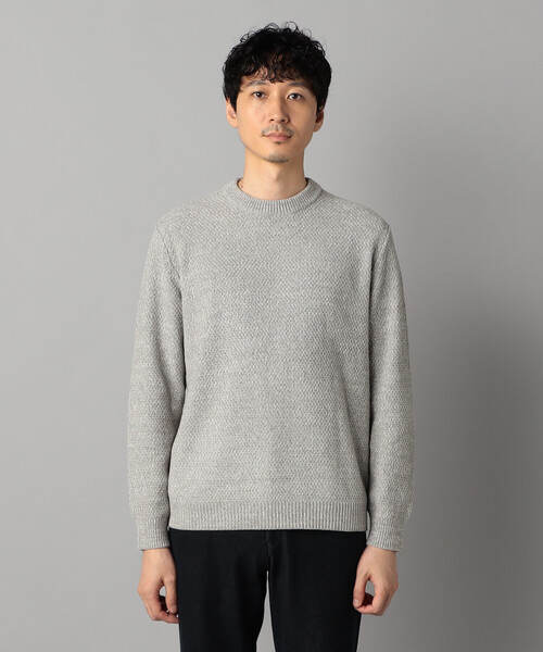 COMME CA MEN（コムサメン）の「メランジ クルーネックニット（ニット/セーター・メンズ・ブラック/ネイビー/ライトグレー・M/L）」の20枚目の写真