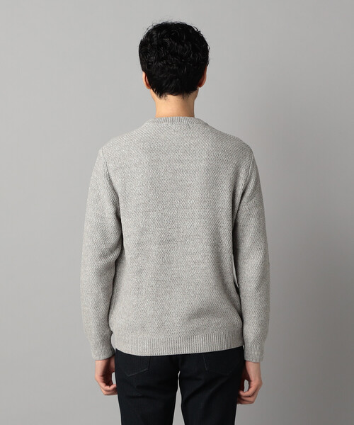 COMME CA MEN（コムサメン）の「メランジ クルーネックニット（ニット/セーター・メンズ・ブラック/ネイビー/ライトグレー・M/L）」の22枚目の写真