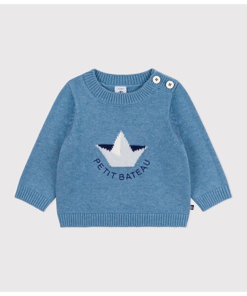 PETIT BATEAU｜プチバトー（キッズ）のニット/セーター（ブルー
