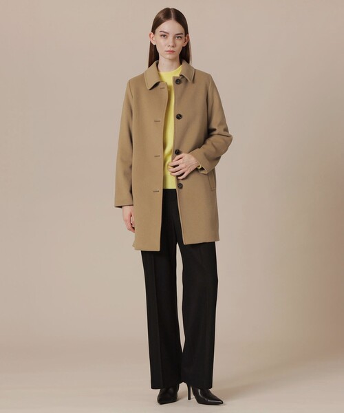 MACKINTOSH LONDON（マッキントッシュ ロンドン）の「【WEB・一部店舗限定】ソフトウールモッサコート（その他アウター・レディース・ブラック/ベージュ・40/38）」の4枚目の写真