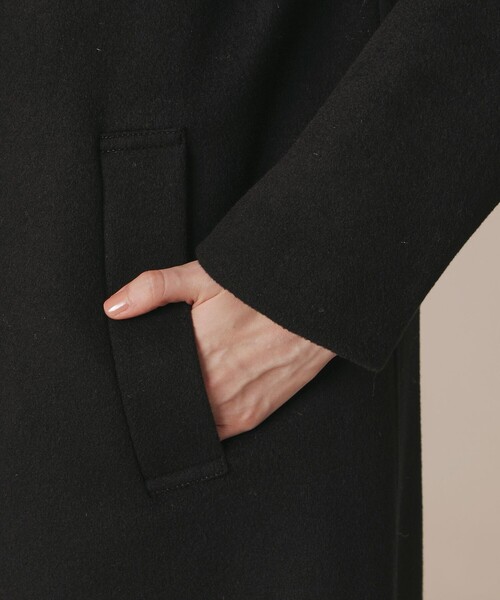 MACKINTOSH LONDON（マッキントッシュ ロンドン）の「【WEB・一部店舗限定】ソフトウールモッサコート（その他アウター・レディース・ブラック/ベージュ・40/38）」の8枚目の写真