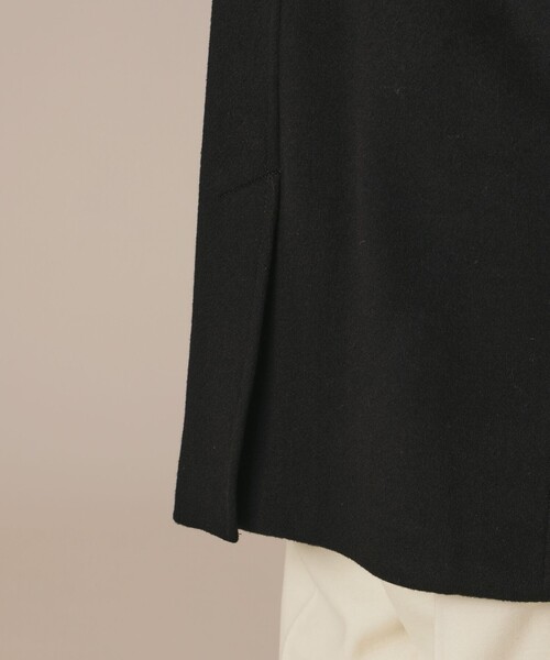 MACKINTOSH LONDON（マッキントッシュ ロンドン）の「【WEB・一部店舗限定】ソフトウールモッサコート（その他アウター・レディース・ブラック/ベージュ・40/38）」の9枚目の写真