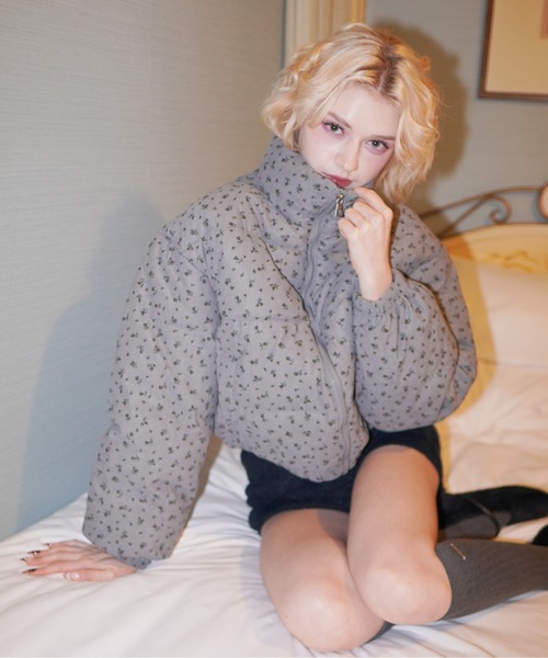 セール】【 IMARI / イマリ 】 小花柄 ダウンジャケット #（ダウン