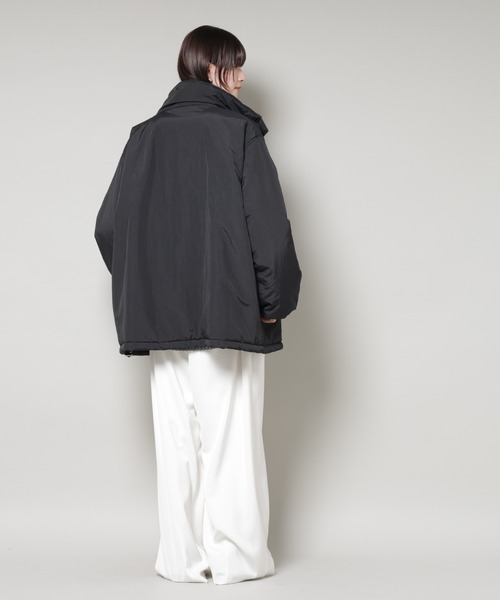 セール】撥水加工 中綿スタンドオーバージップブルゾン（ブルゾン