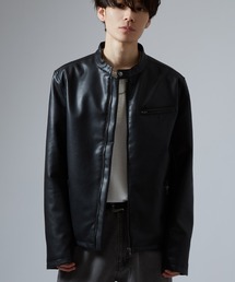 improves（インプローブス）の「PU シングル ライダースジャケット（ライダースジャケット）」