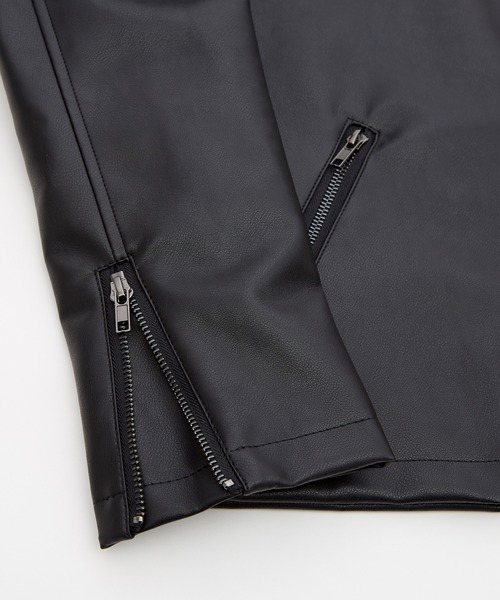 improves（インプローブス）の「PU シングル ライダースジャケット（ライダースジャケット・メンズ・ブラック・SMALL/MEDIUM/LARGE/X-LARGE）」の9枚目の写真