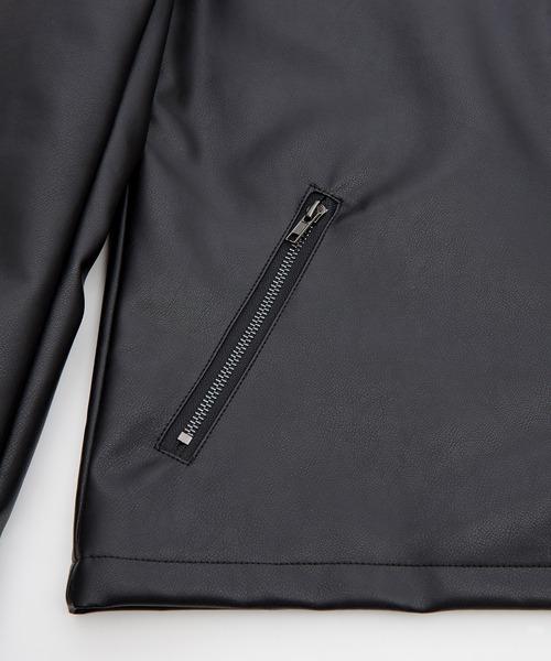 improves（インプローブス）の「PU シングル ライダースジャケット（ライダースジャケット・メンズ・ブラック・SMALL/MEDIUM/LARGE/X-LARGE）」の10枚目の写真