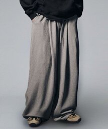 NOT4NERD(�m�b�g�t�H�[�i�[�h)��3Tuck Wide Sweat Pants - Grey(�X�E�F�b�g�p���c)