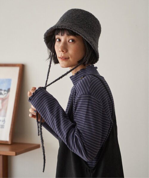 LBC（エルビーシー）の「ブークレーハット（ハット・レディース・グレー/グレイッシュベージュ・FREE）」の3枚目の写真