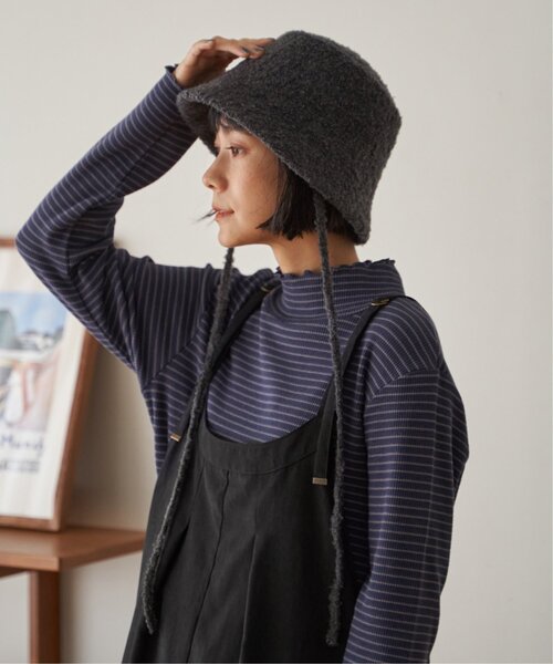 LBC（エルビーシー）の「ブークレーハット（ハット・レディース・グレー/グレイッシュベージュ・FREE）」の5枚目の写真