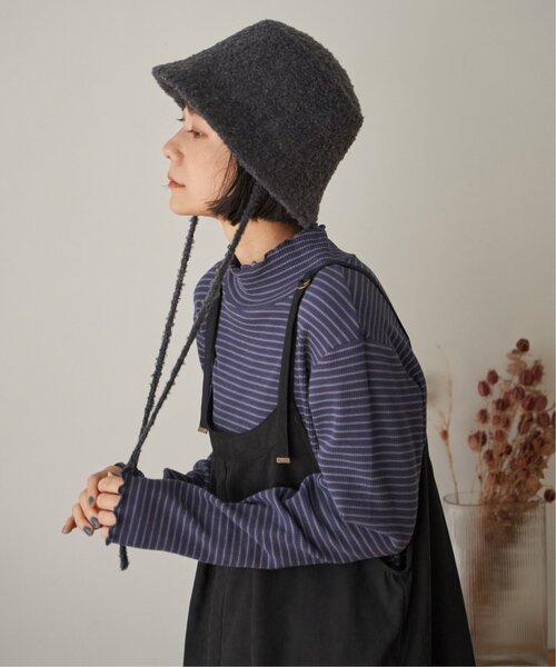 LBC（エルビーシー）の「ブークレーハット（ハット・レディース・グレー/グレイッシュベージュ・FREE）」の6枚目の写真