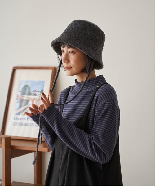 LBC（エルビーシー）の「ブークレーハット（ハット・レディース・グレー/グレイッシュベージュ・FREE）」の8枚目の写真