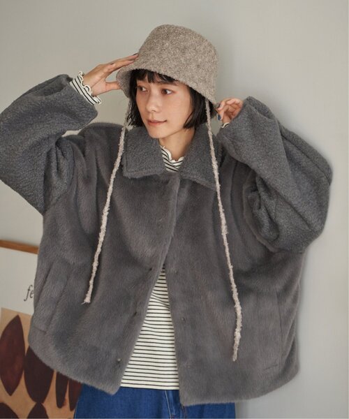 LBC（エルビーシー）の「ブークレーハット（ハット・レディース・グレー/グレイッシュベージュ・FREE）」の10枚目の写真