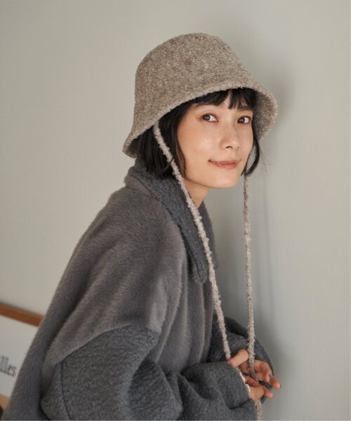 LBC（エルビーシー）の「ブークレーハット（ハット・レディース・グレー/グレイッシュベージュ・FREE）」の12枚目の写真