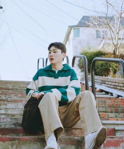 MAINBOOTH(メインブース)の「Traveler Oversized Sweater(TEAL GREEN)(ニット/セーター・レディース・その他・2/3)」の4枚目の写真
