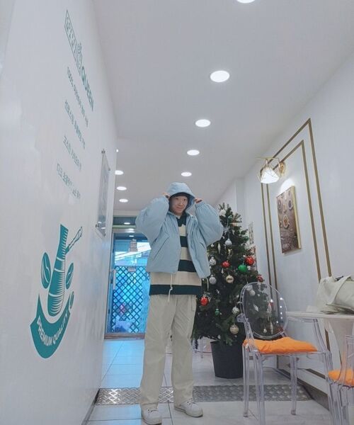 MAINBOOTH(メインブース)の「Traveler Oversized Sweater(TEAL GREEN)(ニット/セーター・レディース・その他・2/3)」の5枚目の写真