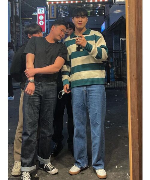 MAINBOOTH(メインブース)の「Traveler Oversized Sweater(TEAL GREEN)(ニット/セーター・レディース・その他・2/3)」の6枚目の写真
