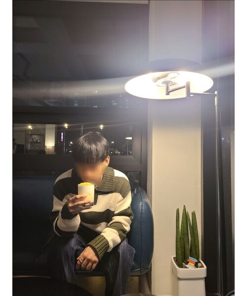 MAINBOOTH(メインブース)の「Traveler Oversized Sweater(TEAL GREEN)(ニット/セーター・レディース・その他・2/3)」の9枚目の写真