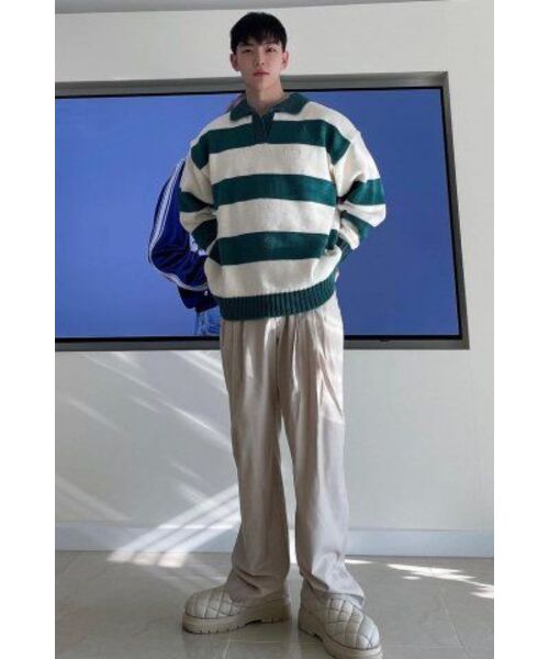 MAINBOOTH(メインブース)の「Traveler Oversized Sweater(TEAL GREEN)(ニット/セーター・レディース・その他・2/3)」の15枚目の写真