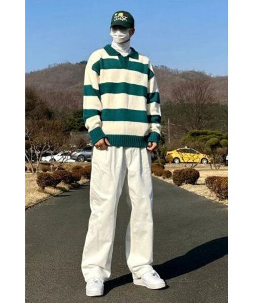 MAINBOOTH(メインブース)の「Traveler Oversized Sweater(TEAL GREEN)(ニット/セーター・レディース・その他・2/3)」の16枚目の写真
