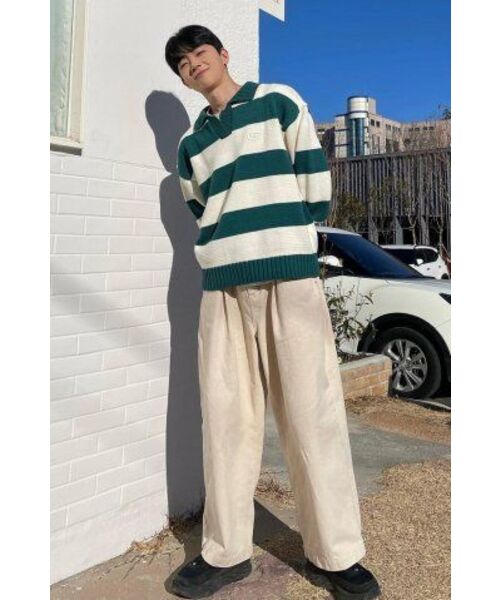MAINBOOTH(メインブース)の「Traveler Oversized Sweater(TEAL GREEN)(ニット/セーター・レディース・その他・2/3)」の18枚目の写真