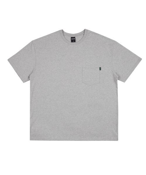 CREAM SODA LAB（クリームソーダラボ）の「LAB ジャイアント オーバーサイズ ソリッド ポケット 半袖Tシャツ グレー（Tシャツ/カットソー・メンズ・その他・X-LARGE/LARGE/MEDIUM）」の2枚目の写真