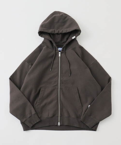 BAYCREW'S DEPO(ベイクルーズデポ)の「IN STRU(MEN-TAL) / インストルメンタル FRENCH TERRY ZIP PARKA(パーカー・メンズ・グレー/チャコールグレー/ブラック/ブラウン・48/46/44)」の4枚目の写真
