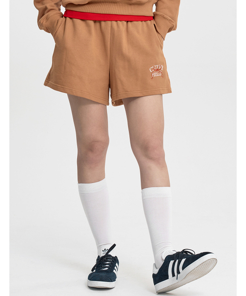 CLEVER FIELD（クレバーフィールド）の「リボンクレバー ハーフスウェットパンツ_ブラウン（その他パンツ・レディース・ブラウン・FREE）」の3枚目の写真