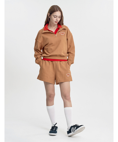 CLEVER FIELD（クレバーフィールド）の「リボンクレバー ハーフスウェットパンツ_ブラウン（その他パンツ・レディース・ブラウン・FREE）」の4枚目の写真