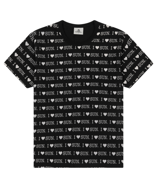 SUNDAY FRUIT MARKET(サンデーフルーツマーケット)の「I LOVE SUN TEE BLACK(Tシャツ/カットソー・メンズ・その他・MEDIUM/LARGE)」の1枚目の写真