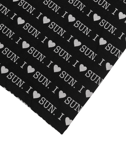 SUNDAY FRUIT MARKET(サンデーフルーツマーケット)の「I LOVE SUN TEE BLACK(Tシャツ/カットソー・メンズ・その他・MEDIUM/LARGE)」の5枚目の写真