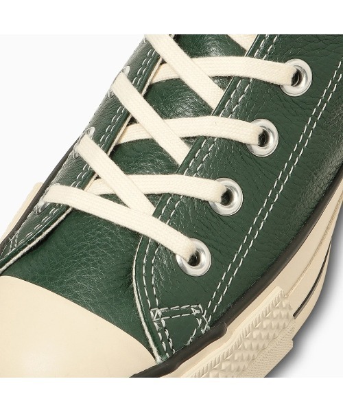 CONVERSE(コンバース)の「CONVERSE LEATHER ALL STAR J HI(コンバース レザー オールスター J HI)(スニーカー・メンズ・グリーン系・23cm/23.5cm/24cm/24.5cm/25cm/25.5cm/26cm/26.5cm/27cm/27.5cm/28cm)」の7枚目の写真
