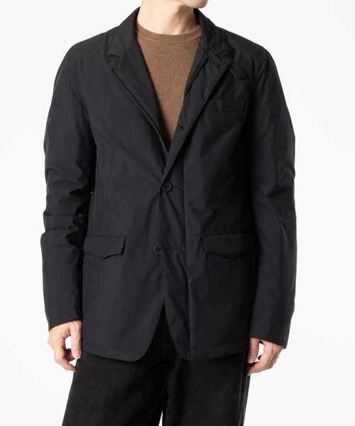 HERNO(ヘルノ)の「HERNO BLAZER WITH BIB IN 2-LAYER PROMETEO DOWN JACKET ヘルノ ビブイン 2レイヤー テイラード ダウンジャケット(ダウンジャケット/コート・メンズ・ブラック・48/52/46/50)」の7枚目の写真