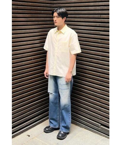 NONBLANK(ノンブランク)の「ブラシドワイドフィットデニムパンツ_BLUE(デニムパンツ・メンズ・その他・MEDIUM/X-LARGE/LARGE)」の5枚目の写真