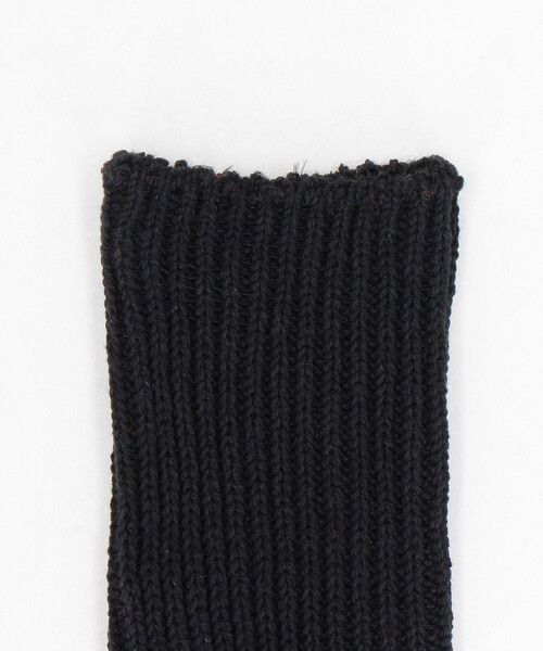 FREAK'S STORE（フリークスストア）の「ローゲージリブ編 クルーソックス(25.0-27.0cm対応)（ソックス/靴下・メンズ・ホワイト/レッド/パープル/ブラック/ブルー・ONE SIZE）」の6枚目の写真