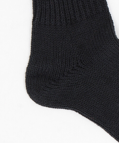 FREAK'S STORE（フリークスストア）の「ローゲージリブ編 クルーソックス(25.0-27.0cm対応)（ソックス/靴下・メンズ・ホワイト/レッド/パープル/ブラック/ブルー・ONE SIZE）」の7枚目の写真