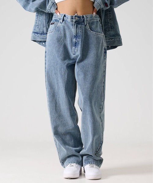 FUBU フブ ブランド Studs Denim Pants / スタッズ デニム パンツ