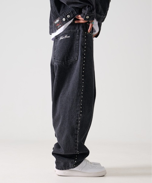 FUBU フブ ブランド Studs Denim Pants / スタッズ デニム パンツ