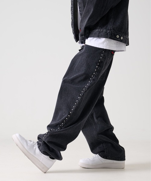 FUBU フブ ブランド Studs Denim Pants / スタッズ デニム パンツ