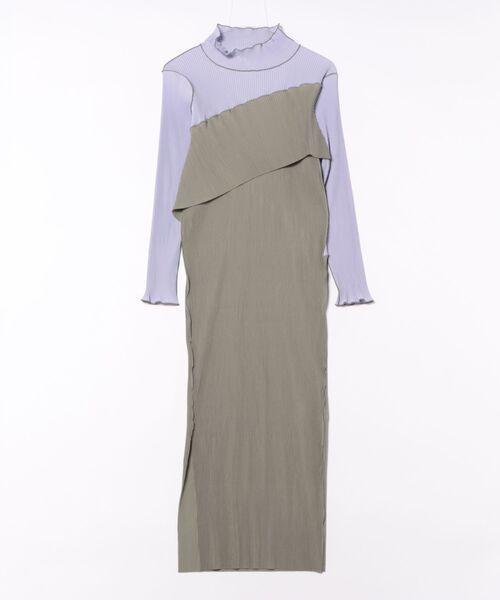 kotohayokozawa（コトハヨコザワ）の「SPIRAL WAVE LONG SLEEVE DRESS