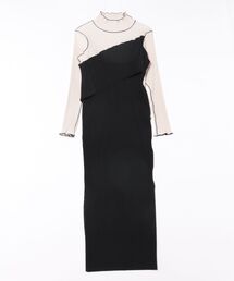 kotohayokozawa（コトハヨコザワ）の「SPIRAL WAVE LONG SLEEVE DRESS