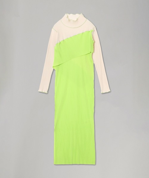 セール】kotohayokozawa SPIRAL WAVE LONG SLEEVE DRESS TDX5A-SPLD02