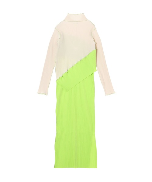 kotohayokozawa（コトハヨコザワ）の「SPIRAL WAVE LONG SLEEVE DRESS