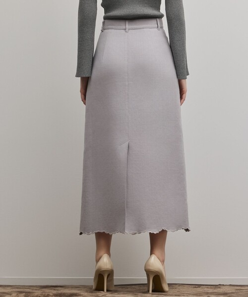 GRACE CONTINENTAL（グレースコンチネンタル）の「エンブロイダリータイトスカート（スカート・レディース・ブラック/ライトグレー・36/38）」の11枚目の写真